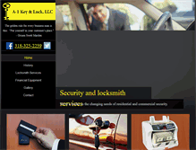 Tablet Screenshot of a1keyandlock.net